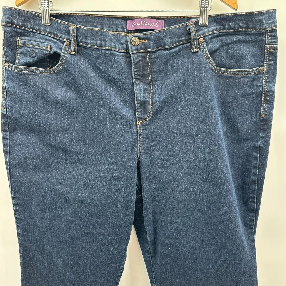 Gloria Vanderbilt Amana Jeans Womens 22W Jordan Blue Tapered Classic Comfort